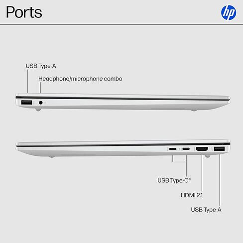 كمبيوتر محمول HP OmniBook 5 Flip 2 في 1، Intel 10-Core 7 150U، 14 بوصة 2K 16:10 FHD+ IPS شاشة لمس، 16 جيجابايت LPDDR5 RAM 5200 MT/s، 512 جيجابايت SSD، Wi-Fi 6E، Copilot+ PC، Win 11 Pro، فضي جليدي in Kuwait