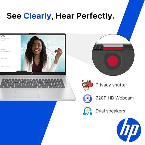 كمبيوتر محمول HP بشاشة تعمل باللمس مقاس 15.6 بوصة • إصدار 2026 • وحدة معالجة مركزية Intel 6-Core i3 • ذاكرة وصول عشوائي (RAM) سعة 8 جيجابايت • محرك أقراص PCle SSD سعة 256 جيجابايت • نظام التشغيل Windows 11 • فضي طبيعي (متجدد) in Kuwait