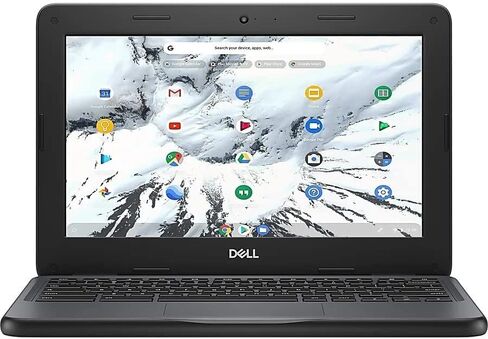 Dell 3100 11.6" Touchscreen Chromebook, Intel Celeron N4020, 4GB RAM, 32GB eMMC, Chrome OS (Renewed) in Kuwait