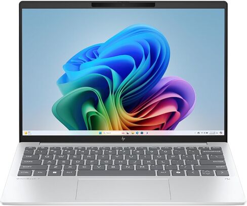 كمبيوتر محمول HP OmniBook 7 Aero - الجيل التالي AI - شاشة WUXGA 13.3 بوصة - Windows 11 Home، AMD Ryzen AI 7-16 جيجابايت ذاكرة الوصول العشوائي، 1 تيرابايت SSD - فضي جليدي - 13-bg1057nr (متجدد) in Kuwait