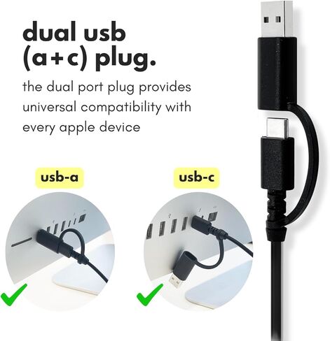 لوحة مفاتيح سلكية صغيرة من Macally لجهاز Mac (مزدوج USB-C وUSB-A) - لوحة مفاتيح USB صغيرة مدمجة مع مفاتيح بإضاءة خلفية كبيرة للطباعة، وكتابة مفتاح مقص هادئ، متوافقة مع MacBook Air وMac mini in Kuwait