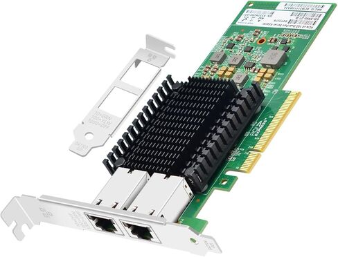 1 Gb Network Card with Intel I350 Chip, POE PCIE X4 Gigabit Network Adapter Dual RJ45 Ports, PCIE Ethernet Adapter Power Over Ethernet for Machine Vision,Industrial Camera, Image Acquisition in Saudi Arabia