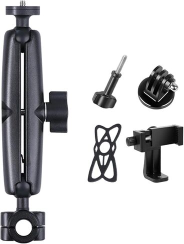 Car Headrest Mount, Cars Backseat Seat Mount, Tablet Headrest Holder Universal Rotating Adjustable for Cellphones/Tablet, Black, 16.3x4cm in Kuwait