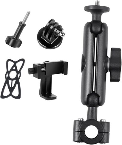 Car Headrest Mount, Cars Backseat Seat Mount, Tablet Headrest Holder Universal Rotating Adjustable for Cellphones/Tablet, Black, 16.3x4cm in Saudi Arabia