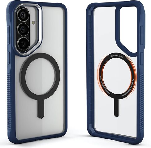 حافظة Ghostek Covert Clear لهاتف Galaxy Z Flip 7 مع مسند مدمج وMagSafe وحماية كاملة للمفصلات مصممة لهاتف Samsung Galaxy Flip7 لعام 2025 (6.9 بوصات) (شفاف) in Kuwait