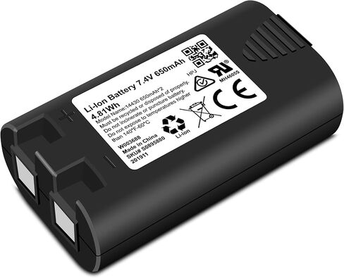 S0895840 Battery Replacement Compatible for Rhino 4200 Rhino 5200, for DYMO LabelManager 420P LabelManager 360D LM420P LM360D R5200 3M PL200 Label Printer Number Series W002856 1759398 600mAh in Saudi Arabia