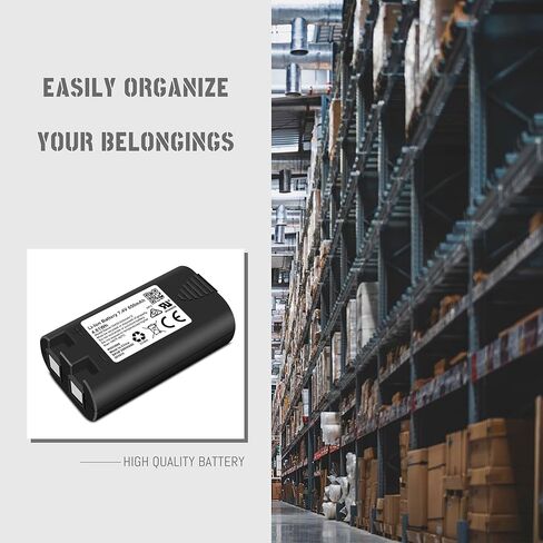 S0895840 Battery Replacement Compatible for Rhino 4200 Rhino 5200, for DYMO LabelManager 420P LabelManager 360D LM420P LM360D R5200 3M PL200 Label Printer Number Series W002856 1759398 600mAh in Saudi Arabia