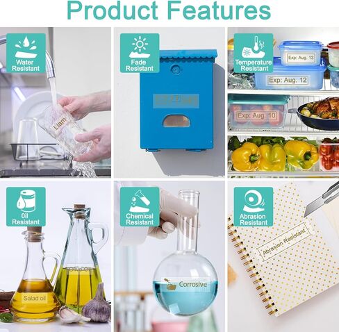 شريط ملصقات NineLeaf TZe-M34 مقاس 12 مم 0.47 مصفح مطفأ اللمعة شفاف TZM34 TZe TZ ذهبي على شفاف غير لامع متوافق مع شريط صانع الملصقات Brother P Touch 1/2 بوصة لـ Brother Ptouch PT-H100 D200 D210، 5 عبوات in Kuwait