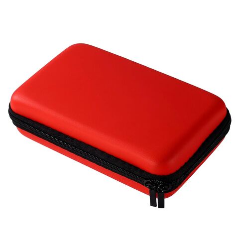 Storage Case for New 3DS, 3DS, 2DS XL, DSi, DS Lite, Waterproof Protective Carrying Case with Detachable Wrist Strap Compact Hard Shield for Handheld Game Player (Red) in Kuwait