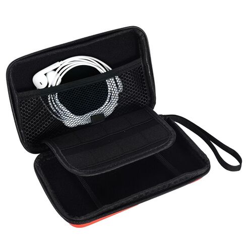 Storage Case for New 3DS, 3DS, 2DS XL, DSi, DS Lite, Waterproof Protective Carrying Case with Detachable Wrist Strap Compact Hard Shield for Handheld Game Player (Red) in Kuwait