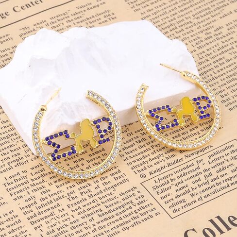 CENWA Sorority Earrings Sorority Gift Greek Sorority Jewelry Gift in Kuwait