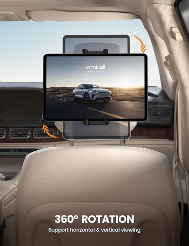 Lamicall Tablet Holder for Car Headrest and Polarized Fit Over Glasses Sunglasses in Kuwait