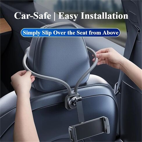 360° Rotatable Car Headrest Tablet Holder for Back Seat ﻿ in Kuwait