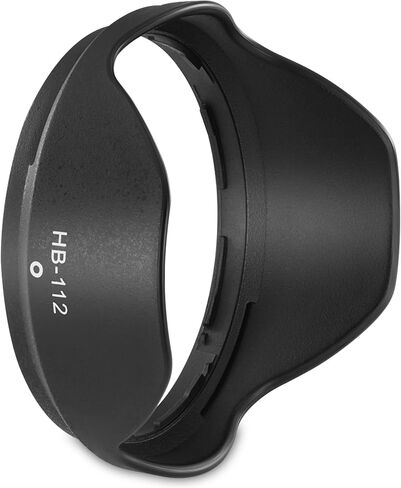 غطاء غطاء عدسة زهرة حربة HB-112 لكاميرا Nikon NIKKOR Z DX مقاس 12-28 مم F3.5-5.6 PZ VR، عدسة - تحل محل عدسة Nikon HB-112، مضادة للتوهج، عدسة حماية، تصميم ذو وجهين in Kuwait