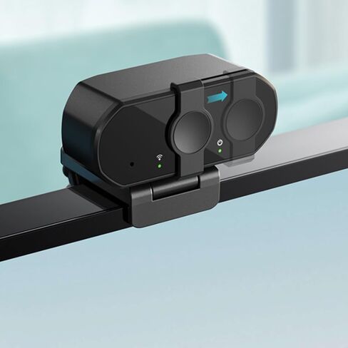 High Definition 1080 FHD Webcam, USB Computer Camera with Microphone and Privacy Cover for Video Calling, Meetings, Desktop Streaming and livestreaming in Kuwait