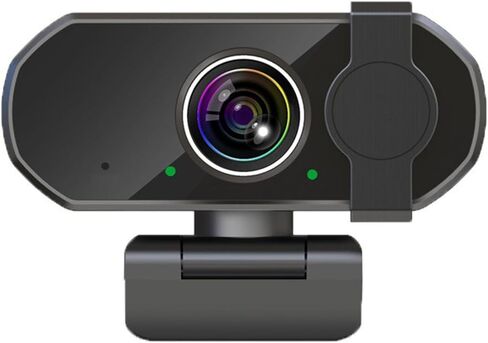 High Definition 1080 FHD Webcam, USB Computer Camera with Microphone and Privacy Cover for Video Calling, Meetings, Desktop Streaming and livestreaming in Kuwait