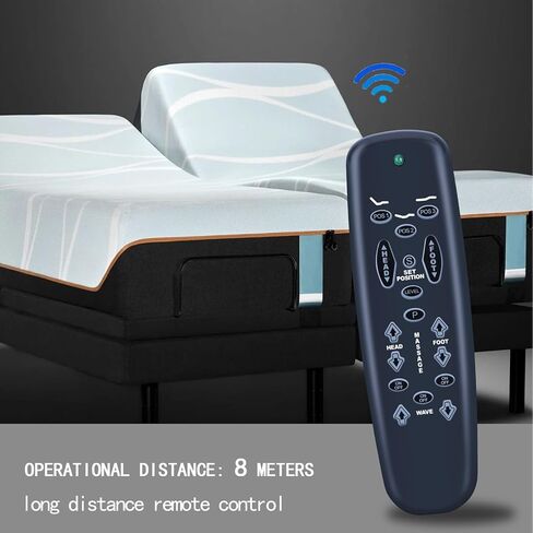سرير بديل قابل للتعديل للتحكم عن بعد لسرير Leggett وPlatt Basis C3، لسرير Lifestyles S-Cape E95 القابل للتعديل (أسود) in Kuwait