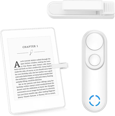 Remote Page Turner for Kindle Paperwhite eReaders, Kindle Accessories, Page Turner Clicker for ipad Tablets Phone Reading Novels Taking Photos, Black in Saudi Arabia