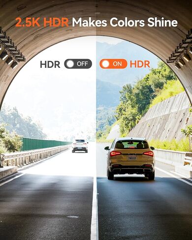 WOLFBOX 2.5K Rear Camera for X5 Duo Mini Dash Cam, STARVIS 2 IMX675 HDR Sensor, 30FPS Ultra HD Wide-Angle Night Vision Backup Camera in Kuwait