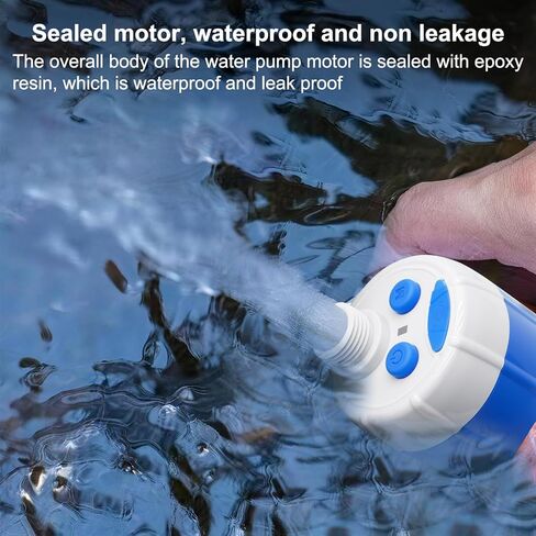 Portable Camping Shower Pump, Rechargeable Electric Outdoor Shower with Multi Spray Modes, Portable Shower Head for Camping, Hiking, Travel, RV in Kuwait