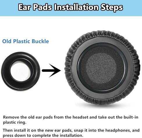 C400-XT Earpads Replacement Compatible with BlueParrott C400-XT C400 XT Mono Bluetooth Wireless Headset Protein Leather Ear Cushions Ear Pads with Designed for Truck Drivers in Kuwait