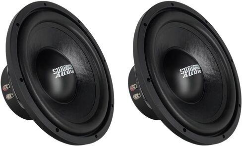 Sundown Audio LCS-12 v.2 D4 12 في مكبرات الصوت للسيارة 1000 واط الذروة / 500 واط RMS DVC 4 أوم، 14 مم Xmax، صندوق صغير جاهز، قطعتان in Kuwait