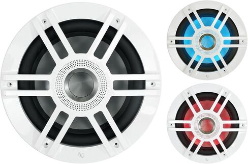 مضخم صوت Infinity Kappa 1010M 10 بوصة 900 وات Marine مع إضاءة RGB 2 أو 4 أوم in Kuwait