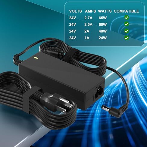 24V Charger for Samsung Sound Bar Adapter Compatible with Samsung HW -HM45 HW-HM45C HW-H450 HW-M550 HW-H750 HW-K550 HW-K551 HW-J7500 HW-K450 HW-H570 HW-K650 HW-F350 HW-F335 Power Supply in Kuwait