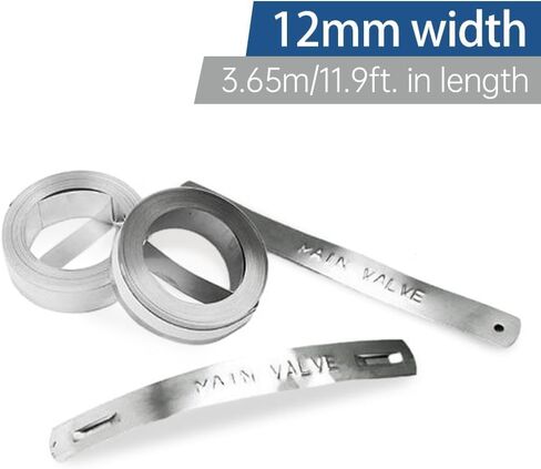 3D Manual Embossing Tape, Self Adhesive Aluminum Label Maker Refill for DYMO M1011/M11 Label Maker, 12mmx3.65m in Kuwait