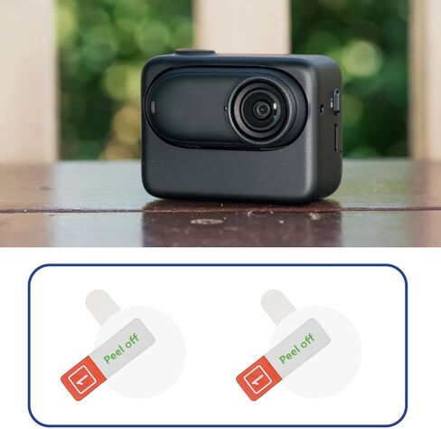 2 Set Lens Film and Tempered Glass Screen Protector Compatible with Insta360 GO 3S in Kuwait