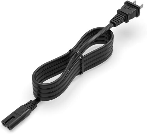 Superer Projector Power Cord Replacement, Compatible with DR. J Professional HI-04 Mini 4500L 3600 Brightness, for DeepLee DP36, DBPOWER T22, for Canon, Kodak, PowerLite and Other Mini Projectors in Kuwait