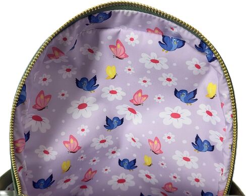 Loungefly Disney Alice in Wonderland Field of Flowers Mini Backpack – Faux Leather Floral Design in Kuwait