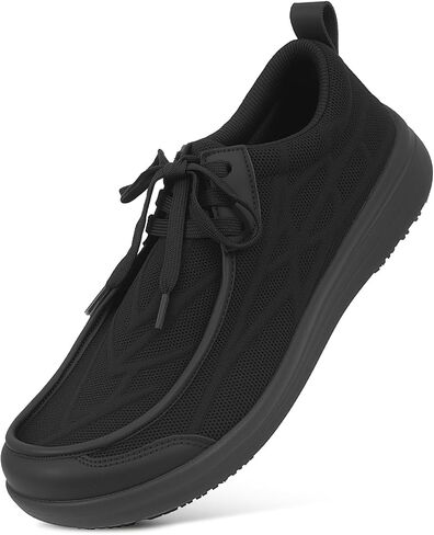 LUPWEE Non Slip Work Shoes for Men Water Slip Resistant Slip-on Food Service Sneakers Lightweight Breathable Restaurant Chef Kitchen Walking Shoes in Saudi Arabia