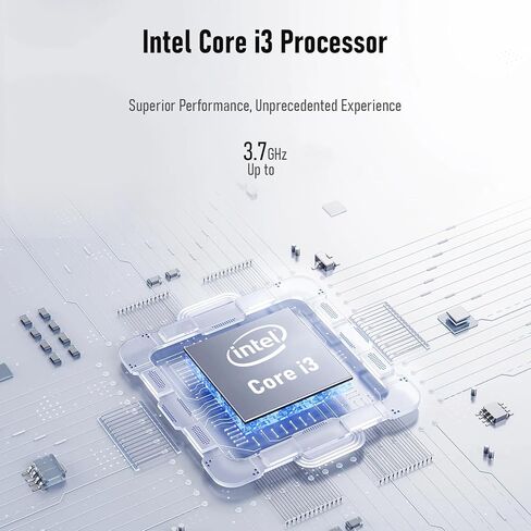 كمبيوتر محمول 15.6 بوصة FHD IPS - ذاكرة وصول عشوائي 8 جيجابايت وسعة 256 جيجابايت SSD، Core i3 (تردد قاعدة المعالج 3.7 جيجا هرتز)، لوحة مفاتيح بإضاءة خلفية، قارئ بصمات الأصابع، Win 11، Wi-Fi 5، BT5، Numpad، للطلاب المنزليين والأعمال in Kuwait