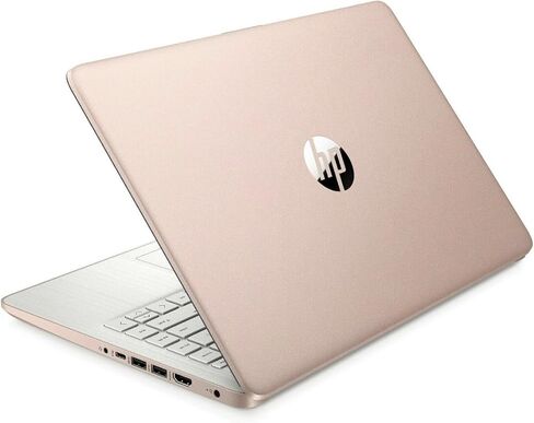 HP Rose Gold Ultrabook 14" Laptop HD Display (Intel N4500, 32GB DDR4, 1.2TB Storage (1TB PCIe SSD + 256GB microSD Card) WiFi 6, Bluetooth 5.2, Webcam, Win 11 H) with Microsoft 365 Personal in Kuwait