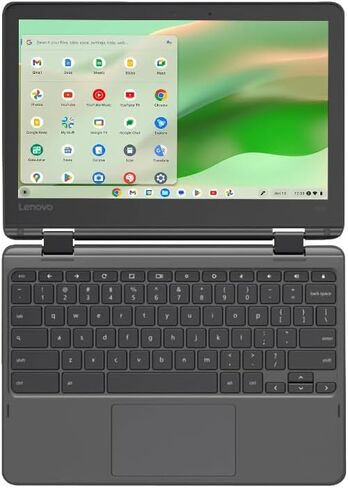 كمبيوتر محمول Lenovo 300e Gen 2 بشاشة لمس 11.6 بوصة، كمبيوتر محمول Chromebook، معالج Intel Celeron N4020 1.10 جيجا هرتز للطلاب، ذاكرة وصول عشوائي 4 جيجابايت، 32 جيجابايت SSD، لوحة مفاتيح يابانية، نظام تشغيل Chrome (متجدد) in Kuwait