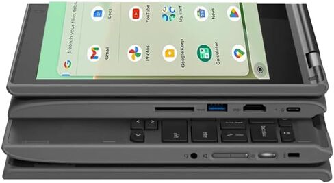 كمبيوتر محمول Lenovo 300e Gen 2 بشاشة لمس 11.6 بوصة، كمبيوتر محمول Chromebook، معالج Intel Celeron N4020 1.10 جيجا هرتز للطلاب، ذاكرة وصول عشوائي 4 جيجابايت، 32 جيجابايت SSD، لوحة مفاتيح يابانية، نظام تشغيل Chrome (متجدد) in Kuwait