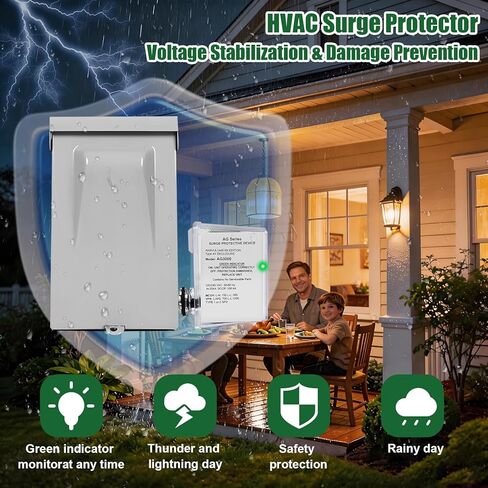 HVAC Surge Protector for AG3000 120/240V, House Surge Protectors, AC Surge Protector, Universal Surge Protective Device, Watertight Enclosure in Kuwait