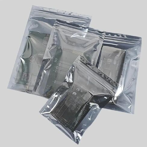 ECYC Ltd 10 Pcs Antistatic Resealable Bag Anti Static ESD Shielding Bags Selfsealing Zipper Bags for Various Precision Parts, Electronic Equipment (5.91" x 7.87") in Kuwait