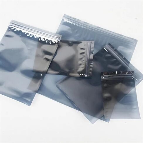 ECYC Ltd 10 Pcs Antistatic Resealable Bag Anti Static ESD Shielding Bags Selfsealing Zipper Bags for Various Precision Parts, Electronic Equipment (5.91" x 7.87") in Kuwait