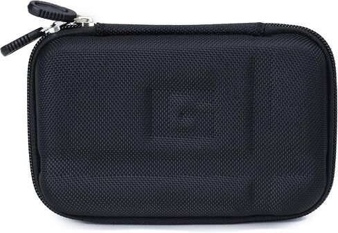 VanGoddy 5.2 Inch Nylon Black Carrying Case Pouch for GPS Portable Hard Drives Compatible with 2.5 Inch HDD SSD Cables Chargers and Earphones Organizer Bag in Kuwait