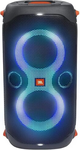 JBL PartyBox 110 - Portable Party Speaker with Built-in Lights, Powerful Sound and deep bass, Black Including Winguard Protective Dust Cover in Kuwait