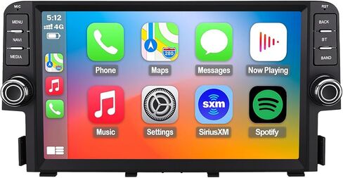 4G Network Radio for Honda Civic Upgrade 2016-2021,Stereo Replacement,QLED Touch Screen,8core CPU,Carplay and Android Auto,OEM Style in Kuwait