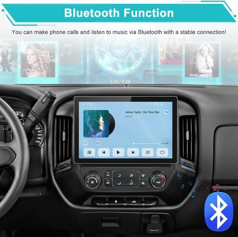 13.1 Inch Android 15 Car Radio for Chevy Silverado GMC Sierra 2014-2018, 2GB RAM 64GB ROM with Wireless CarPlay & Android Auto, Backup Camera, GPS Navigation, WiFi, Bluetooth, FM/AM Radio, DSP, SWC in Kuwait