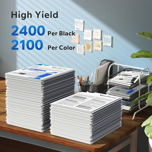 414A Toner Cartridges 4 Pack- MFP M479fdw Replacement for hp 414a Toner cartridges 4 Pack for HP Color LaserJet Pro MFP M479fdw M479fdn M479dw Pro M454dw M454dn M479 M454 M480f Printer丨W2020A in Kuwait