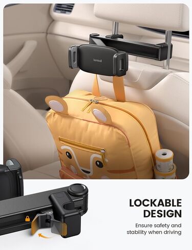 Lamicall Car Headrest Tablet Holder and Polarized Fit Over Glasses Sunglasses in Kuwait