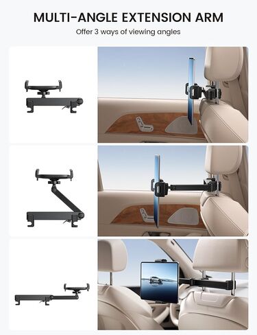 Lamicall Car Headrest Tablet Holder and Polarized Fit Over Glasses Sunglasses in Kuwait