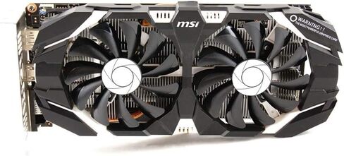 MSI GAMING GeForce GTX 1060 6GB GDRR5 192-bit HDCP Support DirectX 12 Dual Fan VR Ready OC Graphics Card (GTX 1060 6GT OCV1) (Renewed) in Kuwait