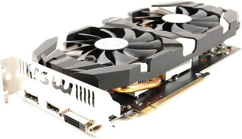 MSI GAMING GeForce GTX 1060 6GB GDRR5 192-bit HDCP Support DirectX 12 Dual Fan VR Ready OC Graphics Card (GTX 1060 6GT OCV1) (Renewed) in Kuwait