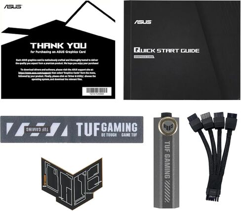 ASUS TUF Gaming GeForce RTX 5090 32GB GDDR7 Gaming Graphics Card (Nvidia GeForce RTX5090, 3.6 Slot Design, PCIe 5.0, 2X HDMI 2.1b, 3X DisplayPort 2.1a, TUF-RTX5090-32G-GAMING) in Kuwait